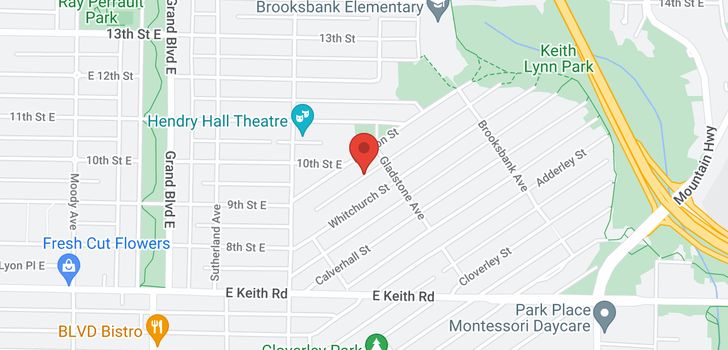 map of 882 WHITCHURCH STREET